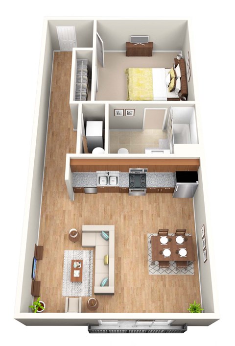 The Aycock Floor Plan at Greenway at Fisher Park, Greensboro